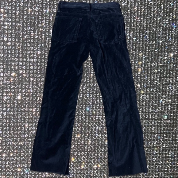 Fidelity Gwen Velveteen Ankle Skinny Jeans FIDELITY DENIM black velour velvet - Picture 3 of 8